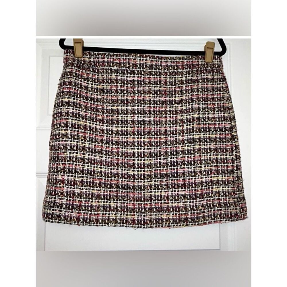 J.Crew Pull On Tweed Mini Skirt